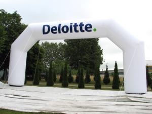 start finish publiboog bedrukt gebrand met eigen logo