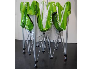 Printed canopy pop up tent