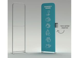De Flexwall stand up alternatief voor roll up of pop up banner.