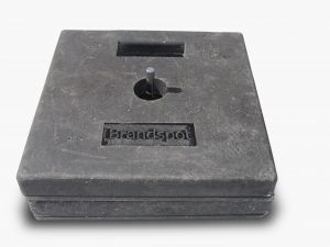 De Flexibase is een modulaire beachvlaggenvoet of parasolvoet