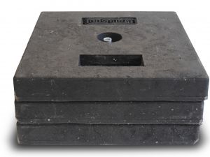 De Flexibase is een modulaire beachvlaggenvoet of parasolvoet