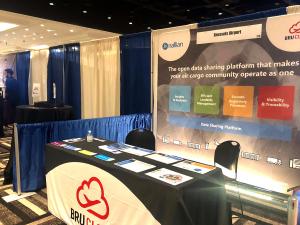 De Flexwall, mobiele beurswand, bedrukte textielwand