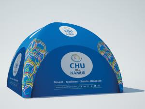 iglotent met bedrukking