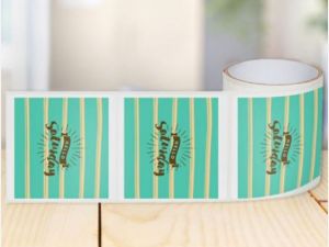 lables stickers op rol