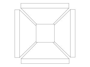 mega grote parasol bedrukt met logo Horeca