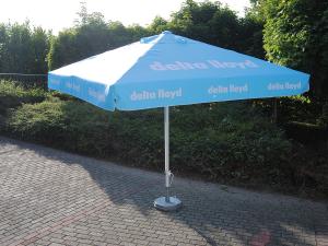 mega en promo parasols met bedrukking horeca