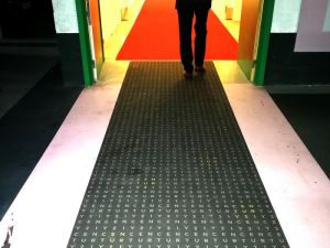 Moquette personnalisable tapis rouge personnalisé Century 21 en Non-woven