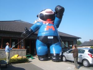 Inflatable M man