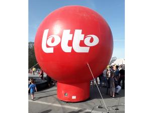 ballon gonflable géant ou Publiballon Lotto