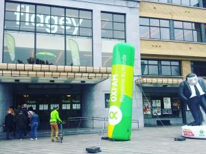 This inflatable column guarantees that your brand will not go unnoticed at events like exhibitions.