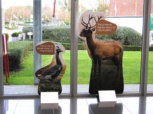 De bedrukte panelen of borden van Brandspot kunnen gebruikt worden als signalisatie, informatiebord, of gewoon om je logo tentoon te stellen