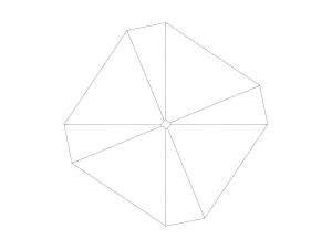 Promo Parasol vierkant bedrukt