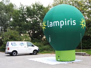 ballon gonflable géant ou Publiballon Lampiris