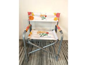 Regisseursstoel aluminium met bedrukking