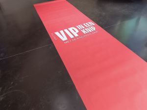 tapis rouge personnalisé