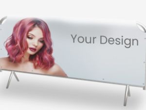 Spandoek voor nadar hek