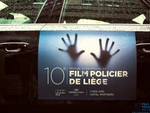 Sticker op wagen Filmfestival 