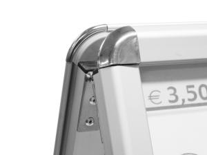 Stoepbord A frame, een dubbelzijdig reclamebord, ideaal voor professionele presentatie van informatie, posters