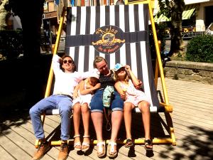 Bedrukte strandstoel XXL Arlon