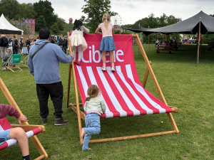 grote bedrukte strandstoel xxl libelle deckchair xxl transat xxl