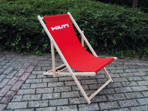 bedrukte strandstoel met logo Ladbrokes