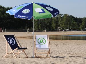 Bedrukte strandstoel met logo