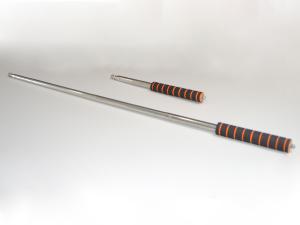 Telescopic flagpole with handle up to 240 cm, closed it is just 30 cm long