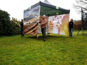 Vouwtent voor Natuurpunt