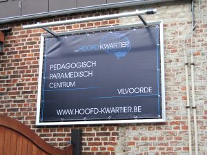 Trigono Triaflex kader frame spandoek
