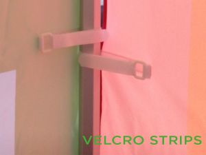 Velcrostrips vouwtent