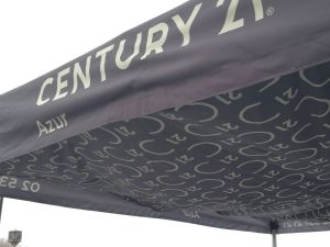 Binnendak vouwtent century 21 bedrukt