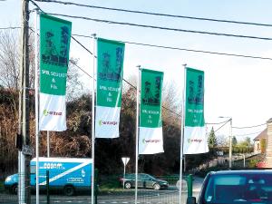 Mât avec potence tournante