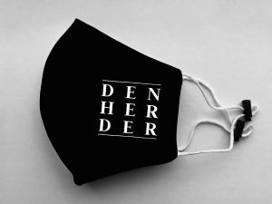 Bedrukte herbruikbare mondmaskers met logo, gepersonaliseerd