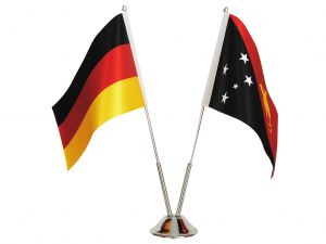 Tafelvlag met 2 masten met Dubbelzijdige vlagjes