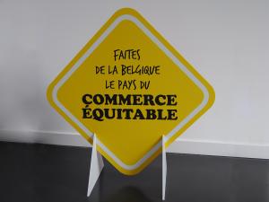 De bedrukte panelen of borden van Brandspot kunnen gebruikt worden als signalisatie, informatiebord, of gewoon om je logo tentoon te stellen