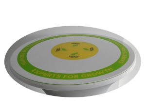 Plexi avec impression pour table mange debout