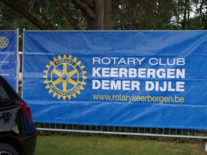 Bache perforée, kakémono pour barrière Heras, promotion event ou chantier