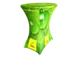 Custom printed bar table covers with your own desig for Compo Expert