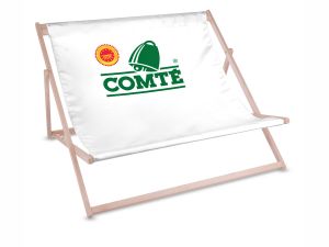 strandstoel met bedrukking  logo duo