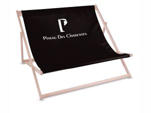 strandstoel met bedrukking  logo duo