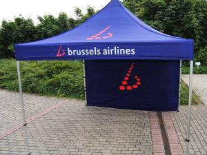 Vouwtent , plooitent voor Brussels Airlines