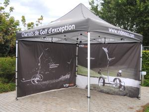 Bedrukte canopy pop up vouwtent
