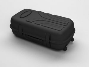 pop up counter already assembled in the tranportbag