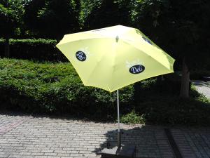 mega en promo parasols met bedrukking horeca