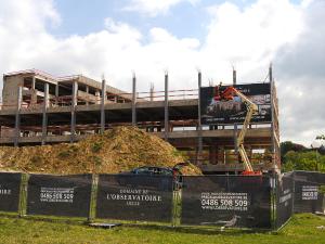 bâche pour barrière Heras Domaine de l'observatoire