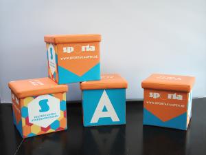personalised cube seat foldable for SPORTA
